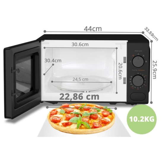Микровълнова Фурна Comfee CM-M202CC(BK), 20L, 700W